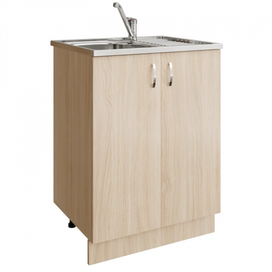 Тумба для мойки 80*43,5 ЛДСП венге светлое (дуб млечный)