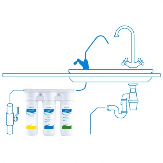 Фильтр для очистки воды АКВАФОР Трио Норма