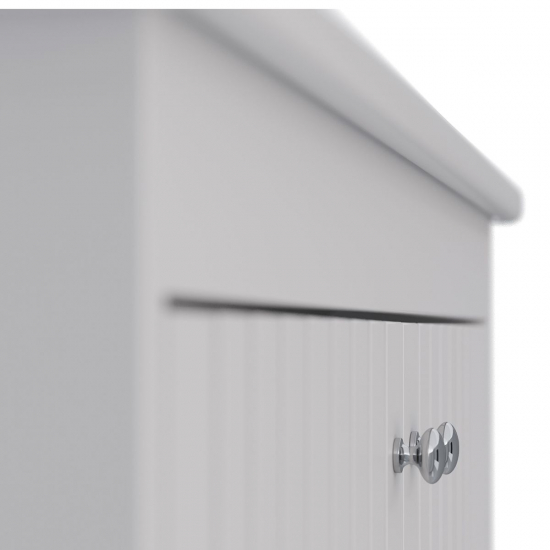 Тумба для комплекта LEMARK Romance 60, 2 дверцы, белый глянец, под раковину Эйфория 60