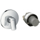 Встраиваемый смеситель для душа и ванны HANSGROHE Logis 71666000 С ВНУТРЕННЕЙ ЧАСТЬЮ, хром