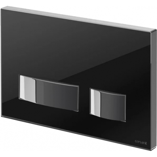 Кнопка для инсталляции CERSANIT Movi P-BU-MOV/Blg/Gl стеклянная, черная глянцевая