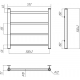 Полотенцесушитель водяной TERMINUS Аврора П4 500х500