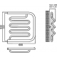 Полотенцесушитель водяной TERMINUS Фокстрот-лиана 500x600