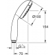 Лейка для душа GROHE Tempesta New 27923001 хром