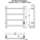 Полотенцесушитель электрический ТРУГОР Аспект ПЭК СП1 60x50, хром