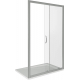 Душевая дверь в нишу BAS Good door Infinity WTW-110-C-CH 110x185 стекло прозрачное, профиль хром