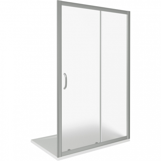 Душевая дверь в нишу BAS Good door Infinity WTW-110-G-CH 110x185 стекло грейп, профиль хром