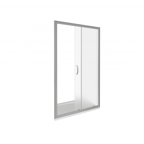 Душевая дверь в нишу BAS Good door Infinity WTW-110-G-CH 110x185 стекло грейп, профиль хром