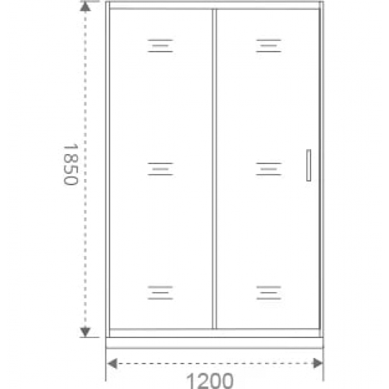 Душевая дверь в нишу BAS Good door Infinity WTW-120-C-CH 120x185 стекло прозрачное, профиль хром