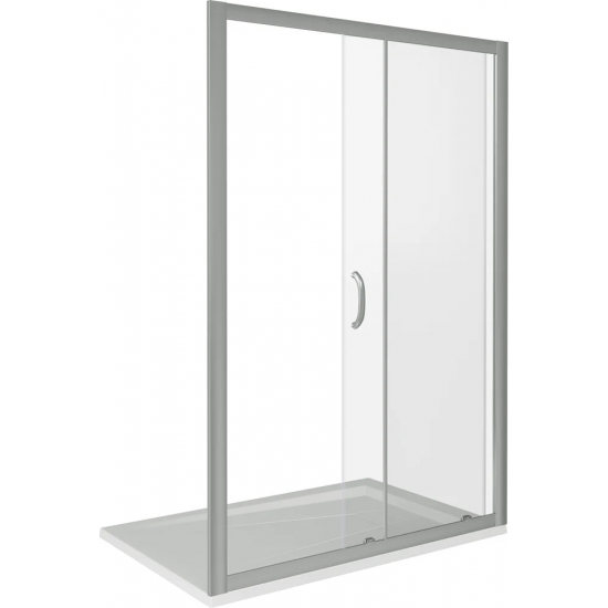 Душевая дверь в нишу BAS Good door Infinity WTW-130-C-CH 130x185 стекло прозрачное, профиль хром