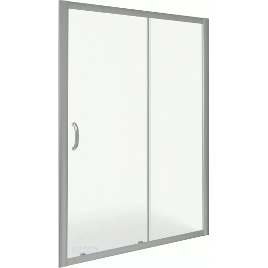 Душевая дверь в нишу BAS Good door Infinity WTW-140-G-CH 140x185 стекло грейп, профиль хром