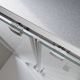 Душевая дверь в нишу BelBagno LUCE-BF-2-140-C-Cr стекло прозрачное, профиль хром