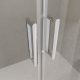 Душевая дверь в нишу BelBagno LUCE-BF-2-140-C-Cr стекло прозрачное, профиль хром