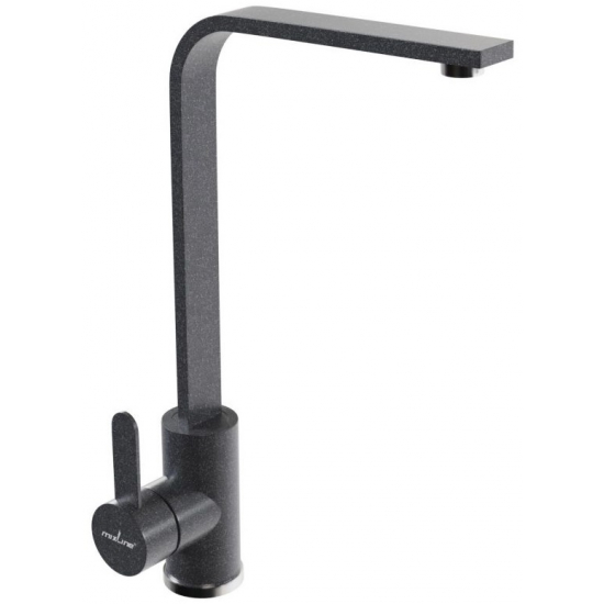 Смеситель для кухни MIXLINE ML-GS14 (309) из нержавеющей стали, тёмно-серый
