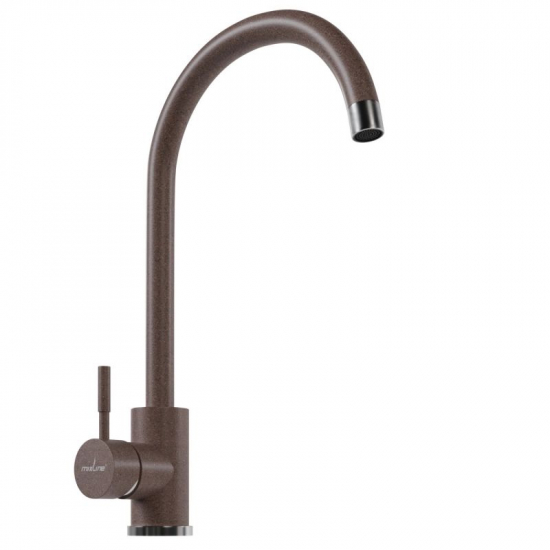 Смеситель для кухни из нержавеющей стали MIXLINE ML-GS15 (307), терракотовый