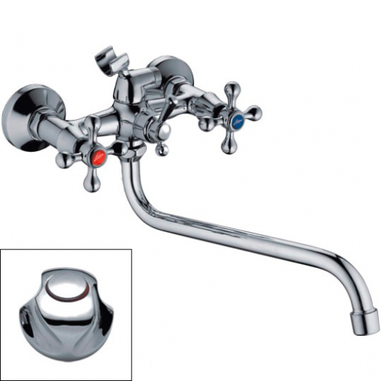 Смеситель для ванны LEDEME H26 L2226 хром