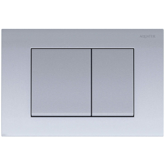 Кнопка для инсталляции AQUATEK PNS-0000003 (001CQ) хром матовый, пневматическая