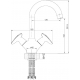 Смеситель для раковины IDDIS Copter COPSB00i01 хром