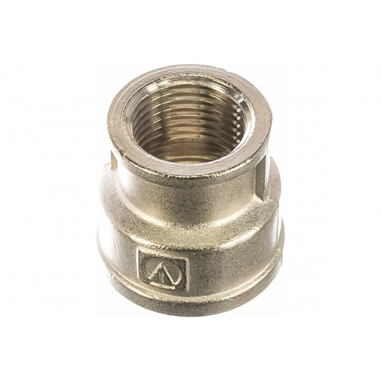 Муфта резьбовая переходная VALTEC 3/4" х 1/2" латунная 20-15 мм VTr.240.N.0504