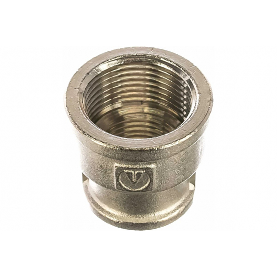 Муфта резьбовая переходная VALTEC 3/4" х 1/2" латунная 20-15 мм VTr.240.N.0504