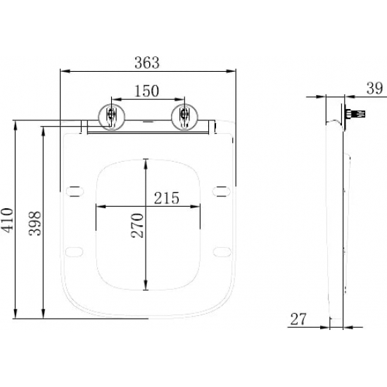 Унитаз компакт BELBAGNO Aurora BB8604CPR/SC безободковый, с микролифтом, бачок BB8604T