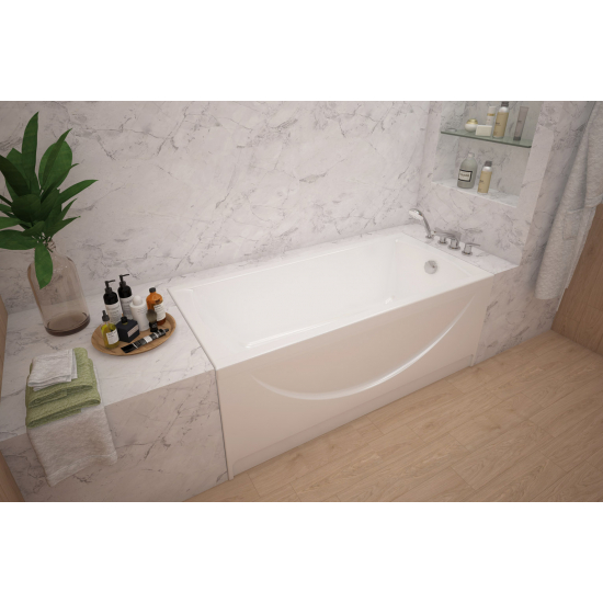 Акриловая ванна МЕТАКАМ Standart 150x70 см, c каркасом