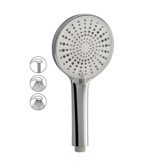 Лейка для душа GFMARK 6082 хром с серой вставкой, 3 режима