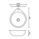 Мойка для кухни врезная FABIA 496423G (49,6*42 толщ 3 мм) ГРАФИТ круглая