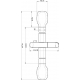 Душевая штанга LEMARK LM8078C хром