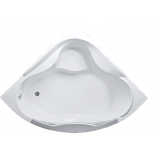 Акриловая ванна 1МАРКА  Grand Luxe 155x155 см, угловая, с каркасом, четверть круга