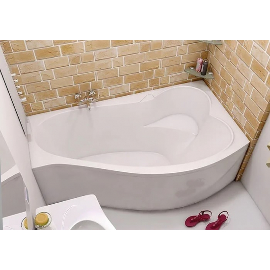 Акриловая ванна 1МАРКА  Gracia R 150x90 см, угловая, с каркасом, асимметричная