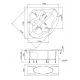 Акриловая ванна 1МАРКА  Afrodita 150x150 см, угловая, для двоих, четверть круга