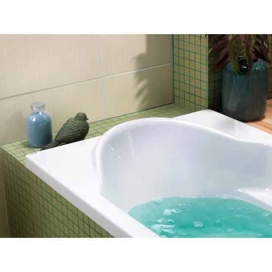 Акриловая ванна CERSANIT Santana 63348 (WP-SANTANA*140) без опоры 140x70 см, ультрабелая