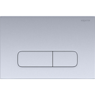 Кнопка для инсталляции AQUATEK KDI-0000014 (002C) хром матовый, клавиши прямоугольные