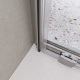 Душевая дверь в нишу BelBagno LUCE-BF-1-120-C-Cr стекло прозрачное, профиль хром