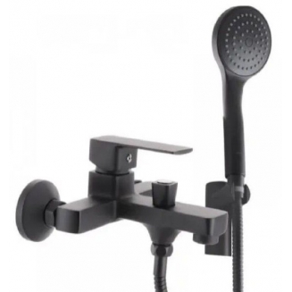 Смеситель для ванны MIXXUS PREMIUM Kubus 009 EURO, чёрный