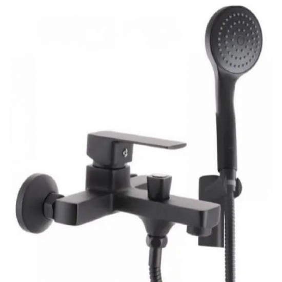 Смеситель для ванны MIXXUS PREMIUM Kubus 009 EURO, чёрный