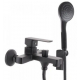 Смеситель для ванны MIXXUS PREMIUM Kubus 009 EURO, чёрный