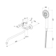 Смеситель для ванны MILARDO Tring TRISB02M10 хром