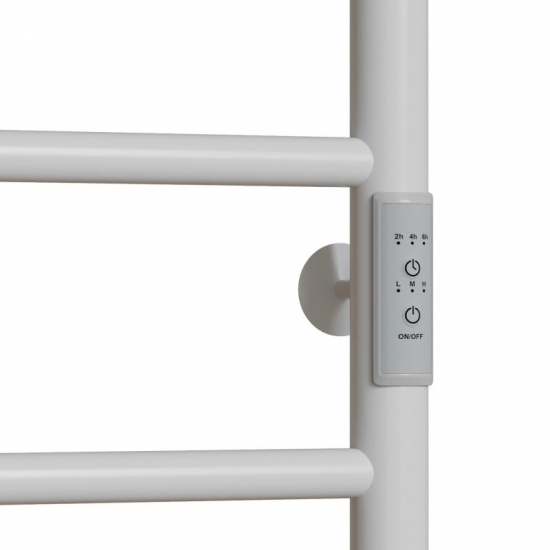 Полотенцесушитель электрический MIXLINE Vega 80x50 318 Вт, полка, белый