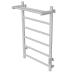 Полотенцесушитель электрический MIXLINE Vega 80x50 318 Вт, полка, белый
