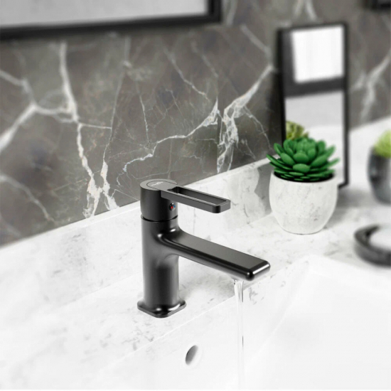 Смеситель для раковины TOKITO Kudo TOK-KUD-1011 чёрный