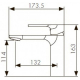 Смеситель для раковины KAISER Linear 59011