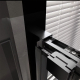 Душевой уголок VECONI Premium Trento PTC-SP-30GR 140x80, стекло прозрачное, профиль графит