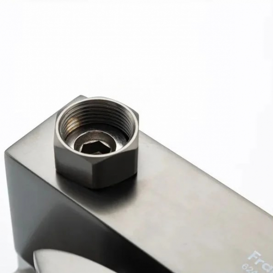Смеситель для ванны FRAP H76 F3276-9 оружейная сталь