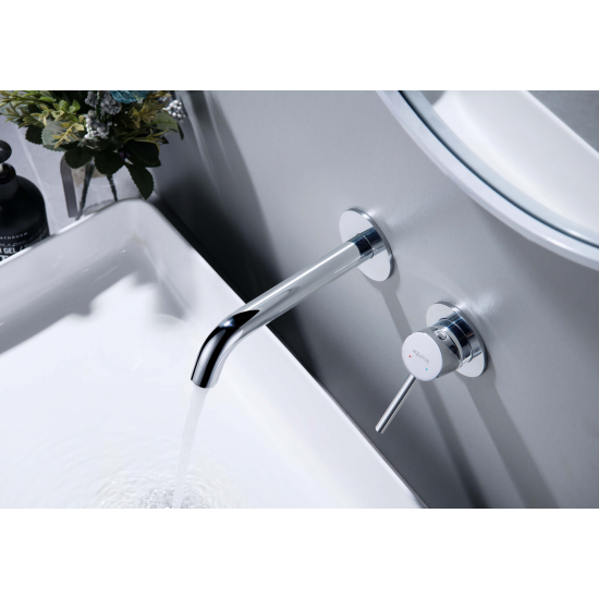 Смеситель для раковины AQUATEK Европа AQ1313CR С ВНУТРЕННЕЙ ЧАСТЬЮ, хром