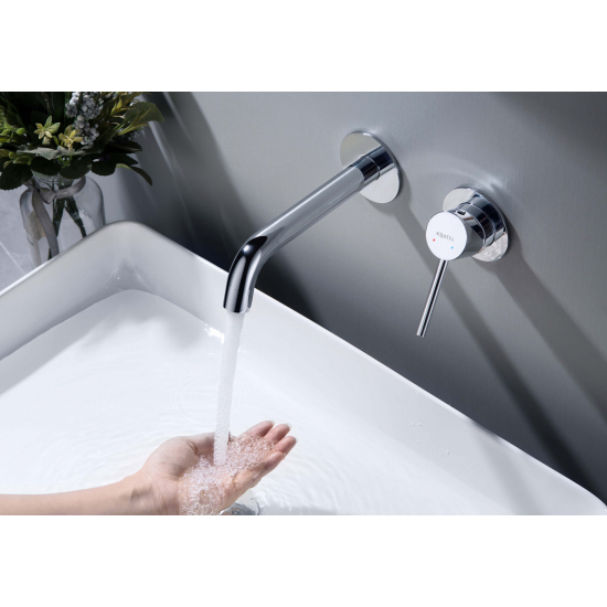 Смеситель для раковины AQUATEK Европа AQ1313CR С ВНУТРЕННЕЙ ЧАСТЬЮ, хром