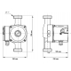 Циркуляционный насос UNIPUMP UPH 20-60