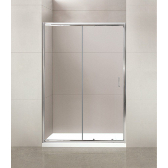 Душевая дверь в нишу BelBagno UNO-195-BF-1-100-C-Cr стекло прозрачное, профиль хром