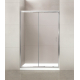 Душевая дверь в нишу BelBagno UNO-195-BF-1-100-C-Cr стекло прозрачное, профиль хром